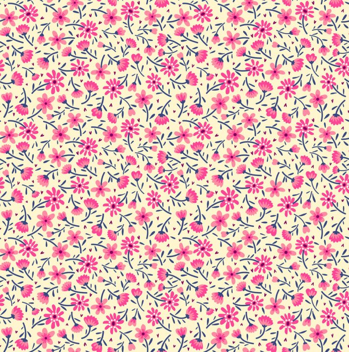 Behang Leuke Bloemen patroon.