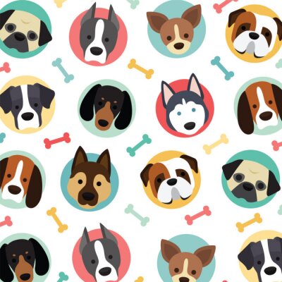 Behang Leuke honden set