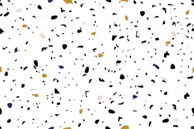 Behang Licht terrazzopatroon