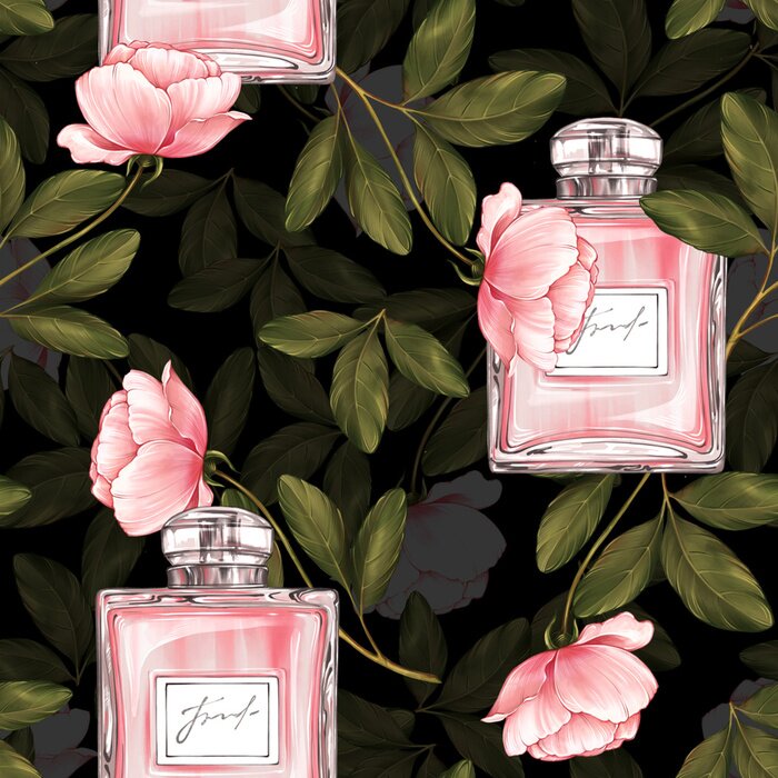 Behang Lommerrijke parfumerie