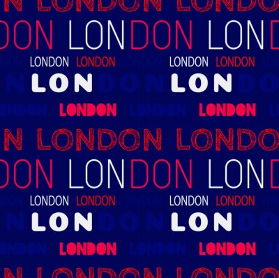 Behang London city pattern, ontwerp voor print en media.