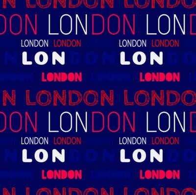 Behang London city pattern, ontwerp voor print en media.