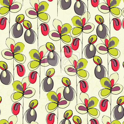 Behang Lucky Flowers