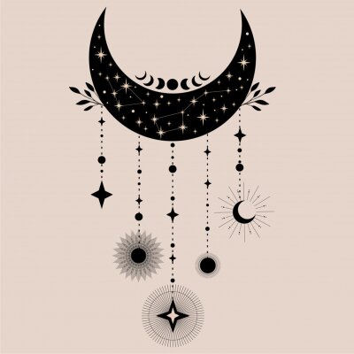 Magische symbolen van de hemel