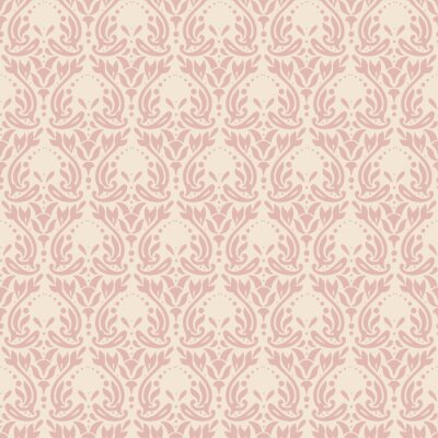 Behang Maison de fleurs. Barok naadloos patroon # 6