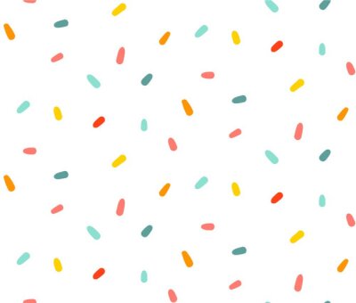 Behang Memphis gekleurde lijnen