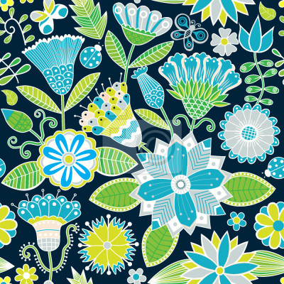 Behang Mijn mooie nachttuin