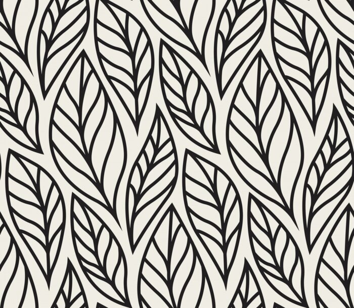 Behang Minimalistisch lommerrijk patroon
