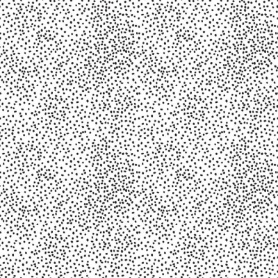 Behang Minimalistische decoratie wit met zwarte stippen