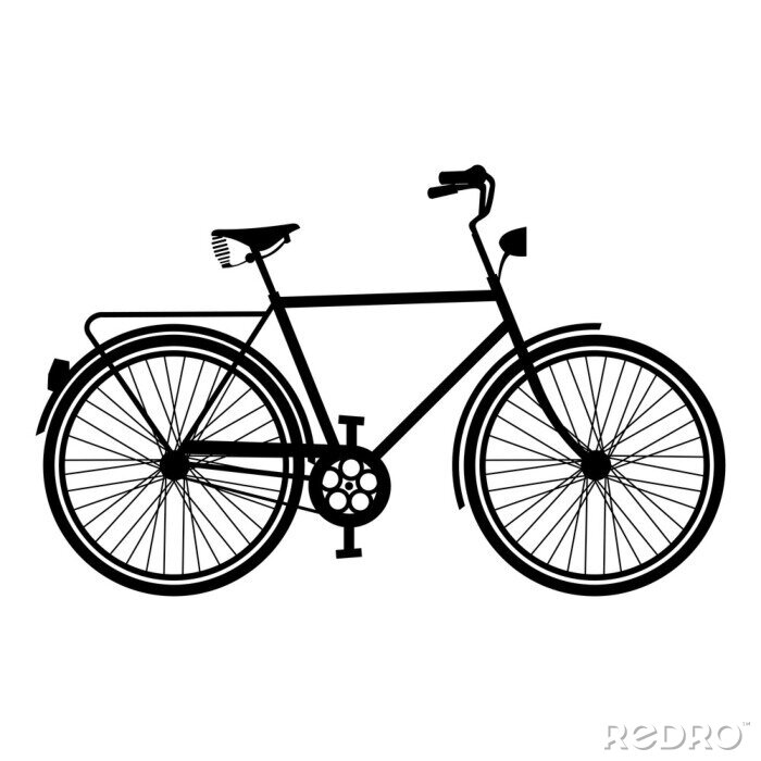 Behang Minimalistische fiets