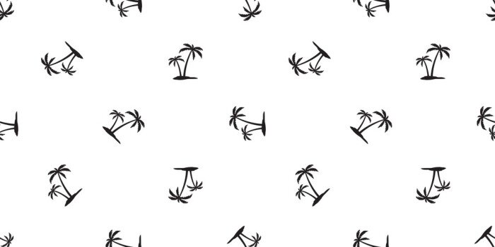 Behang Minimalistische palmbomen