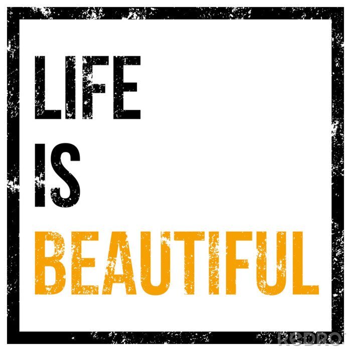 Behang Minimalistische typografische zin