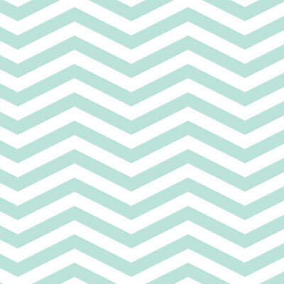 Behang Mint Chevron naadloze patroon. EPS-bestand heeft algemene kleuren voor eenvoudige kleurwijzigingen.