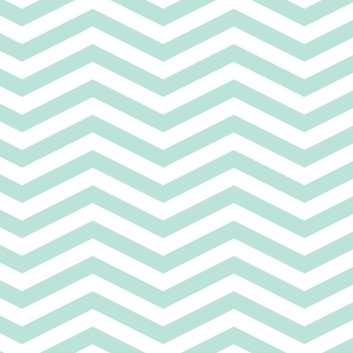 Behang Mint Chevron naadloze patroon. EPS-bestand heeft algemene kleuren voor eenvoudige kleurwijzigingen.