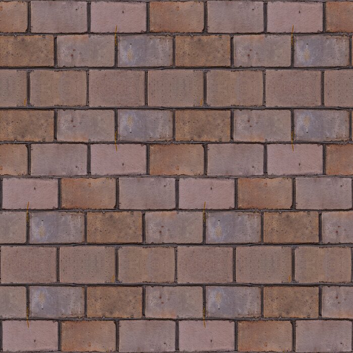 Behang Modern patroon als baksteentextuur in close-up