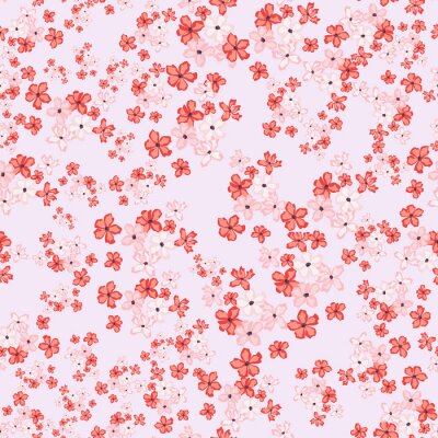 Behang Modieus patroon in kleine bloemen. Floral naadloze achtergrond voor textiel, stoffen, covers, wallpapers, print, cadeaupapier en scrapbooking. Raster kopie