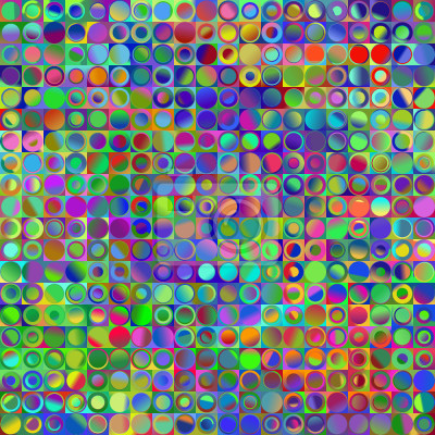 Behang Mompelen In Gekleurd glas