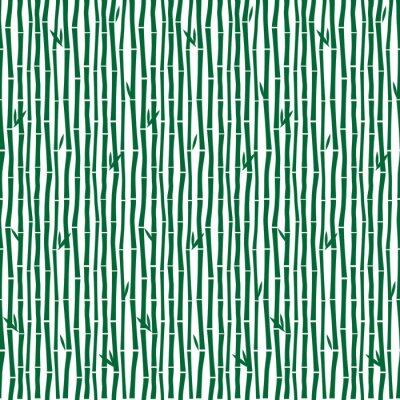 Behang Monochroom bamboe