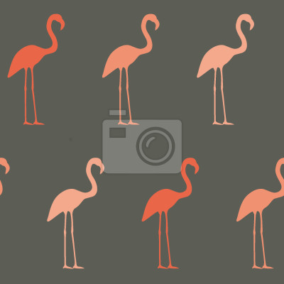 Behang Mooie Flamingo