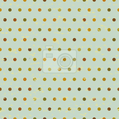 Behang Motief met stippen gestileerd met een oude stijl