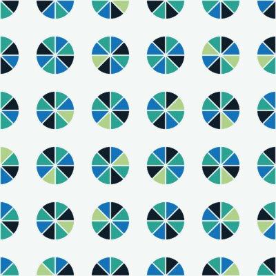 Behang Motief met verdeelde stippen