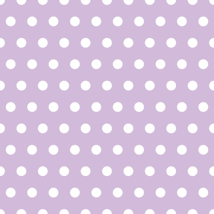 Behang Motief met witte stippen op een paarse achtergrond