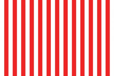 Behang Motief van rode en witte strepen