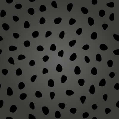 Behang Motief van stippen in grijstinten
