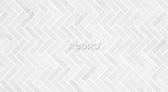 Behang Mozaïek gemaakt van marmeren elementen