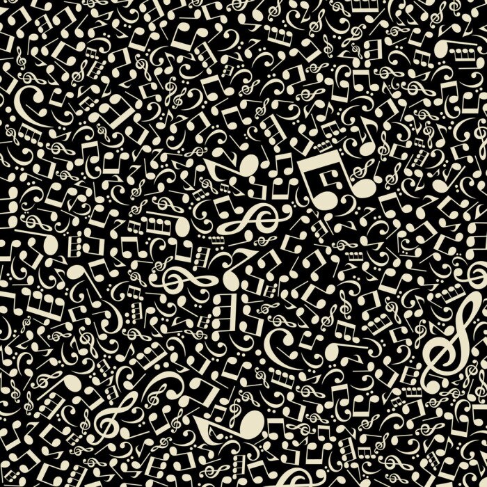 Behang Muzikale structuur