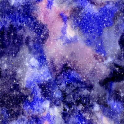 Behang Naadloos heelal patroon