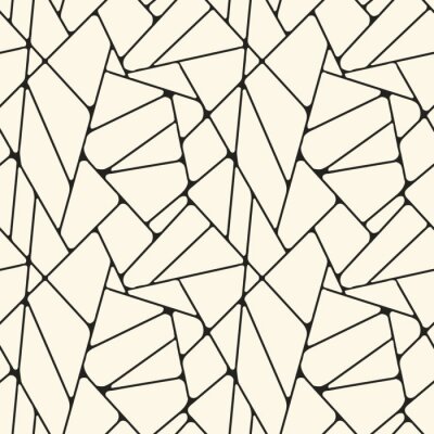 Behang Naadloos lijnenpatroon
