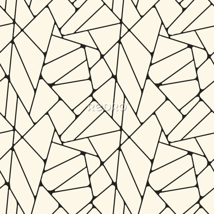 Behang Naadloos lijnenpatroon