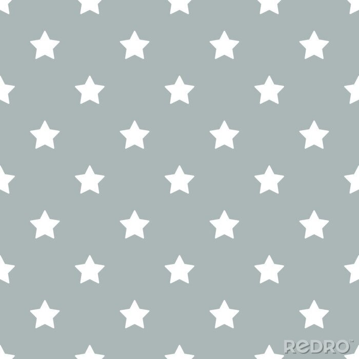 Behang Naadloos sterren patroon vector
