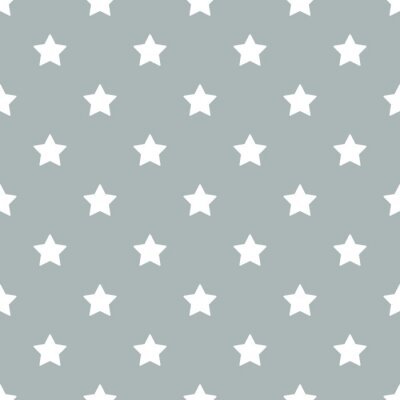 Sticker Naadloos sterren patroon vector