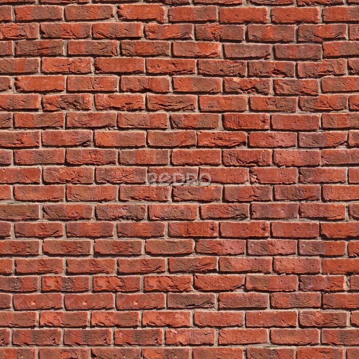 Behang Naadloos tegelpatroon van een klei brickwall