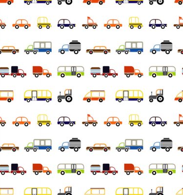 Behang naadloze auto patroon