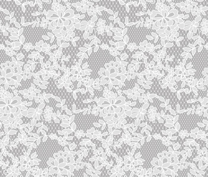 Behang naadloze bloemenkantpatroon, vectorillustratie
