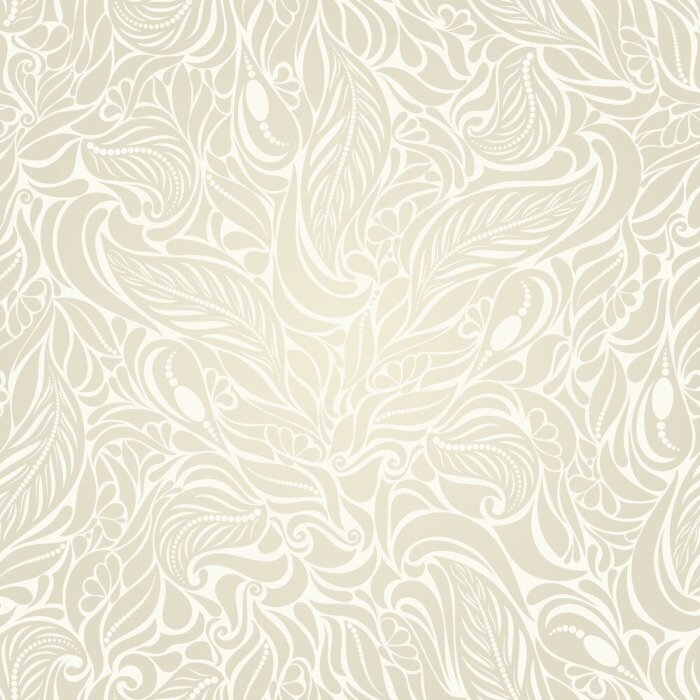 Behang Naadloze damast achtergrond in de stijl van beige