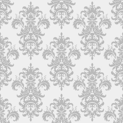 Behang naadloze damastpatroon