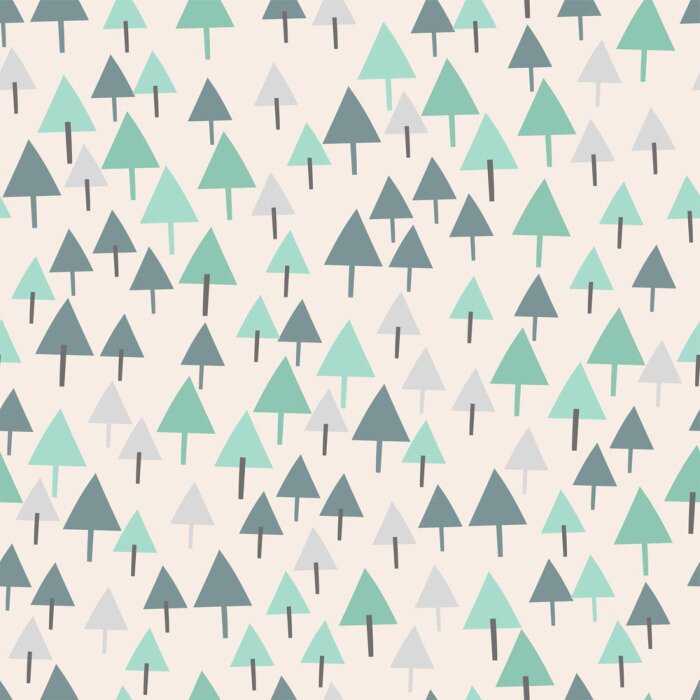 Behang naadloze patroon van de kerstboom