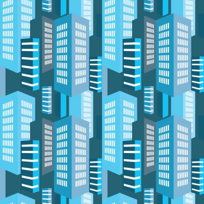 Behang naadloze patroon van de stad