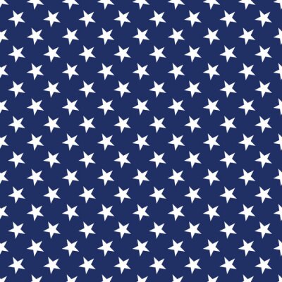 Sticker Naadloze sterren patroon vector