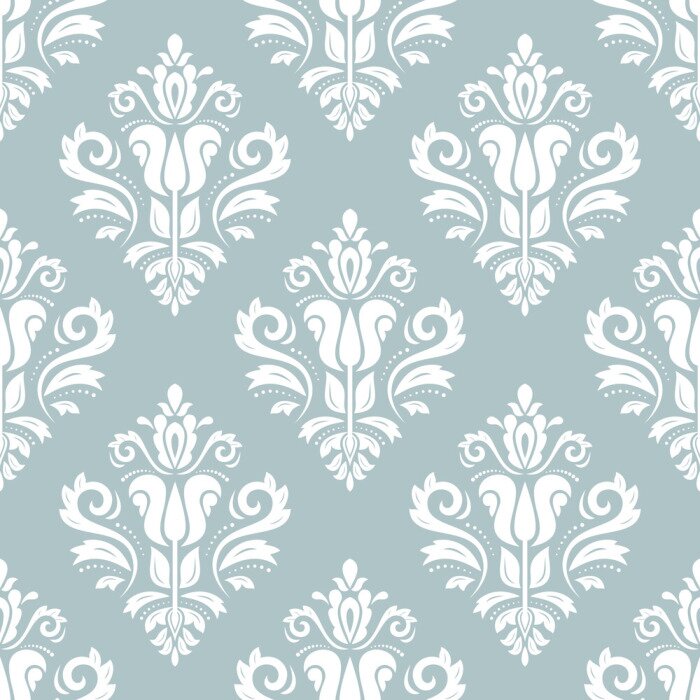 Behang Naadloze Vector Behang in de stijl van de barok