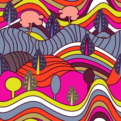 Behang naadloze vector patroon