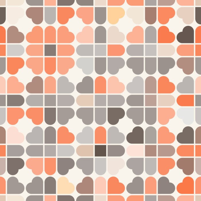 Behang naadloze vectorachtergrond met abstracte vormen