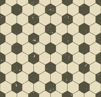 Behang naadloze voetbal patroon