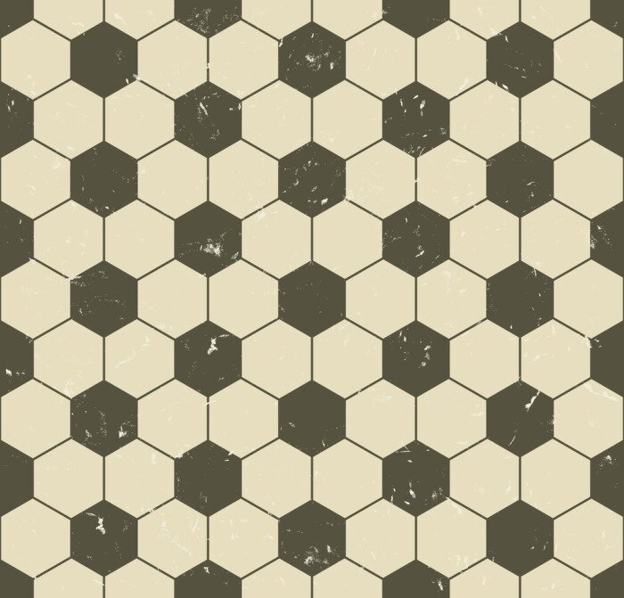 Behang naadloze voetbal patroon