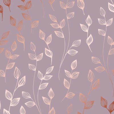 Behang Nam goud toe. Elegant decoratief bloemenpatroon voor drukwerk