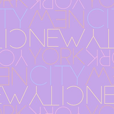 New York City, USA seamless pattern